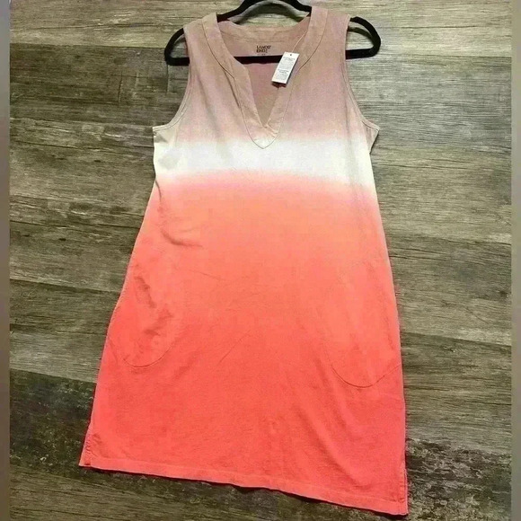 Lands End Ombre Sleeveless Dress Size Medium Petite - Picture 1 of 3
